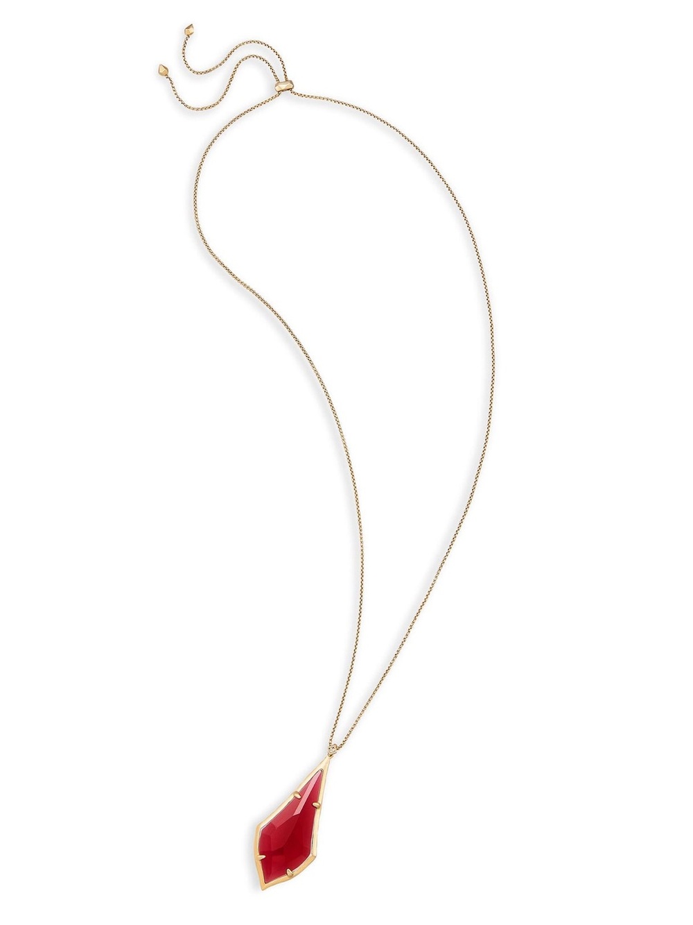 Kendra Scott Damon Necklace in Clear Berry